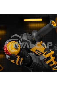 Щетка для УШМ Denzel 100 мм, чашка, нейлоновая щетина, М14