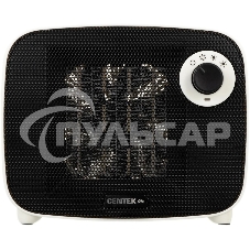 Тепловентилятор Centek CT-6023 белый/черный, 750/1500 Вт, 15 м2