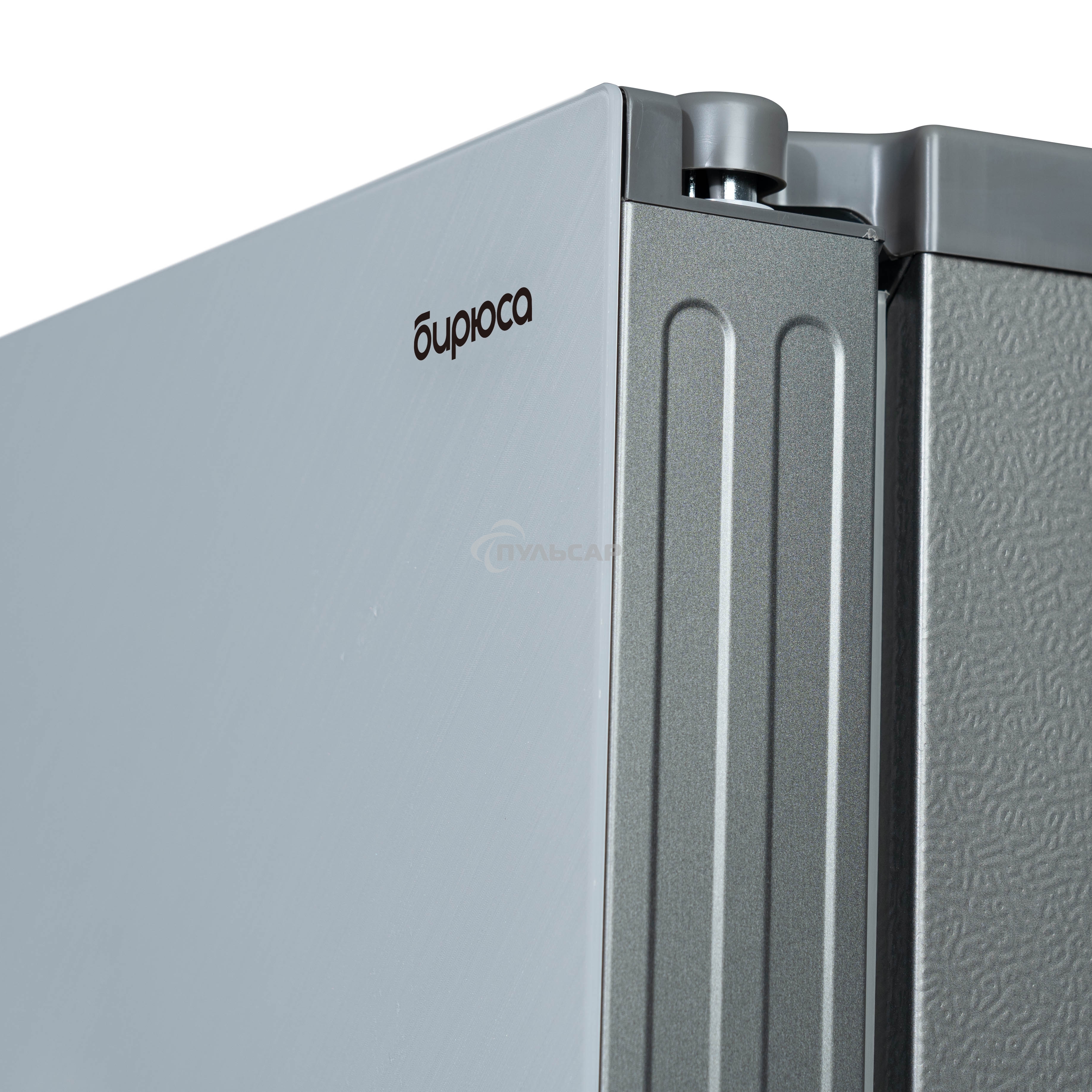 Холодильник Бирюса SBS 541 TWG текстурированное белое стекло двухкамерный 343/198 л морозилка слева, NoFrost, Side-by-side