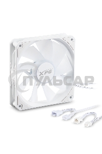 Вентилятор для корпуса ADATA XPG VENTO R 120 ARGB PWM белый, 120 мм, 1600 об/мин, 32 дБ, 4 pin