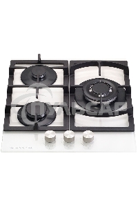 Газовая варочная панель Zigmund & Shtain M 26.4 W независимая, белый