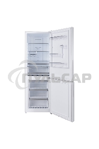 Холодильник Korting KNFC 61869 GW белый двухкамерный 223/94л морозилка снизу, No Frost