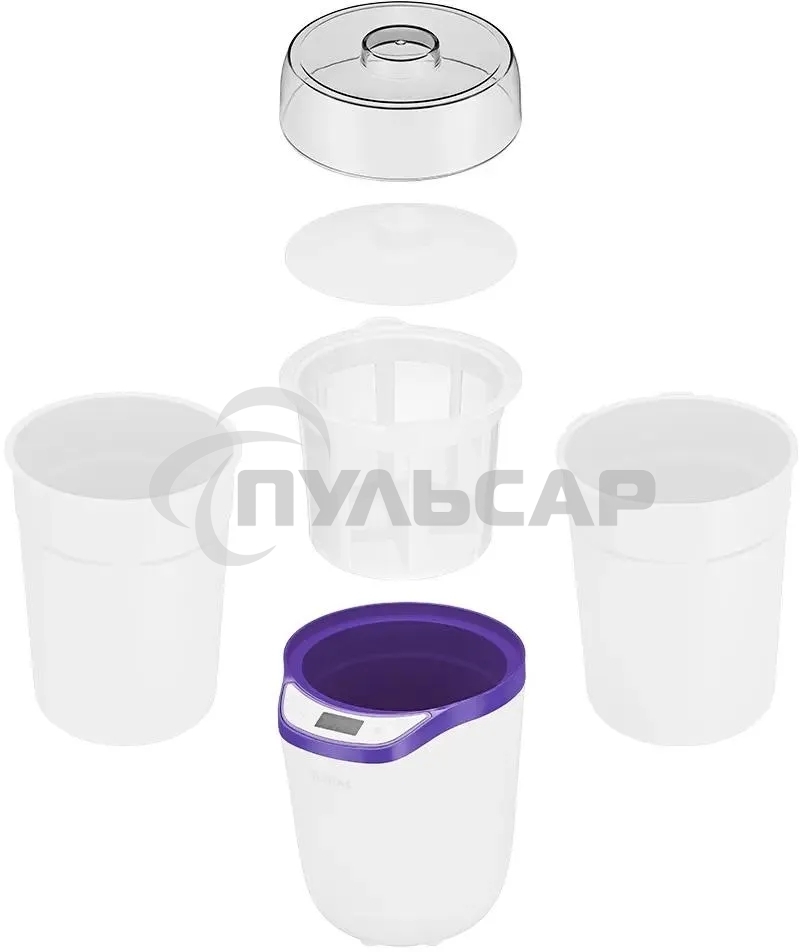 Йогуртница Kitfort КТ-2077-1 фиолетовый