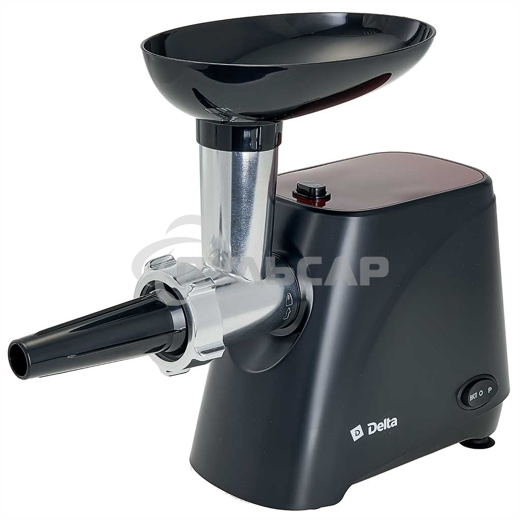 Мясорубка электрическая DELTA DL-6106M черный с красным