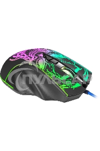 Мышь проводная Defender Bulletstorm GM-928 черный, 7200 dpi, USB, кнопки - 7