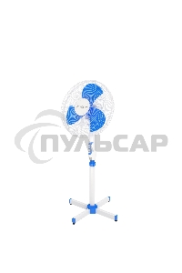 Вентилятор напольный Maxvi FS1645 white-blue