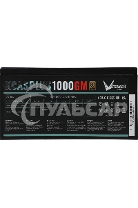 Блок питания Aerocool / Formula KCAS PLUS 1000GM V2 RTL (ACPG-KPK0FEC.12), 1000Вт, 80 PLUS Gold, 140мм, модульный, черный
