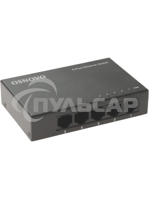 Коммутатор Osnovo SW-5F 5x100Мбит/с неуправляемый