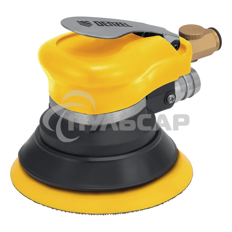 Эксцентриковая шлифовальная машина Denzel EPG125, 125 мм, 9000 об/мин, 5 мм, 113 л/мин