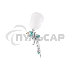 Краскопульт пневматический STELS ag 801 hvlp 57360гравитационный сопло 1.5мм и 1.8мм