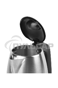 Чайник Centek CT-1070 матовый черный/серебристый 1.5л