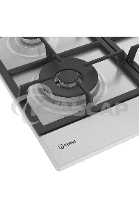 Газовая варочная панель Indesit THPM 642 W/IX/I, нержавеющая сталь