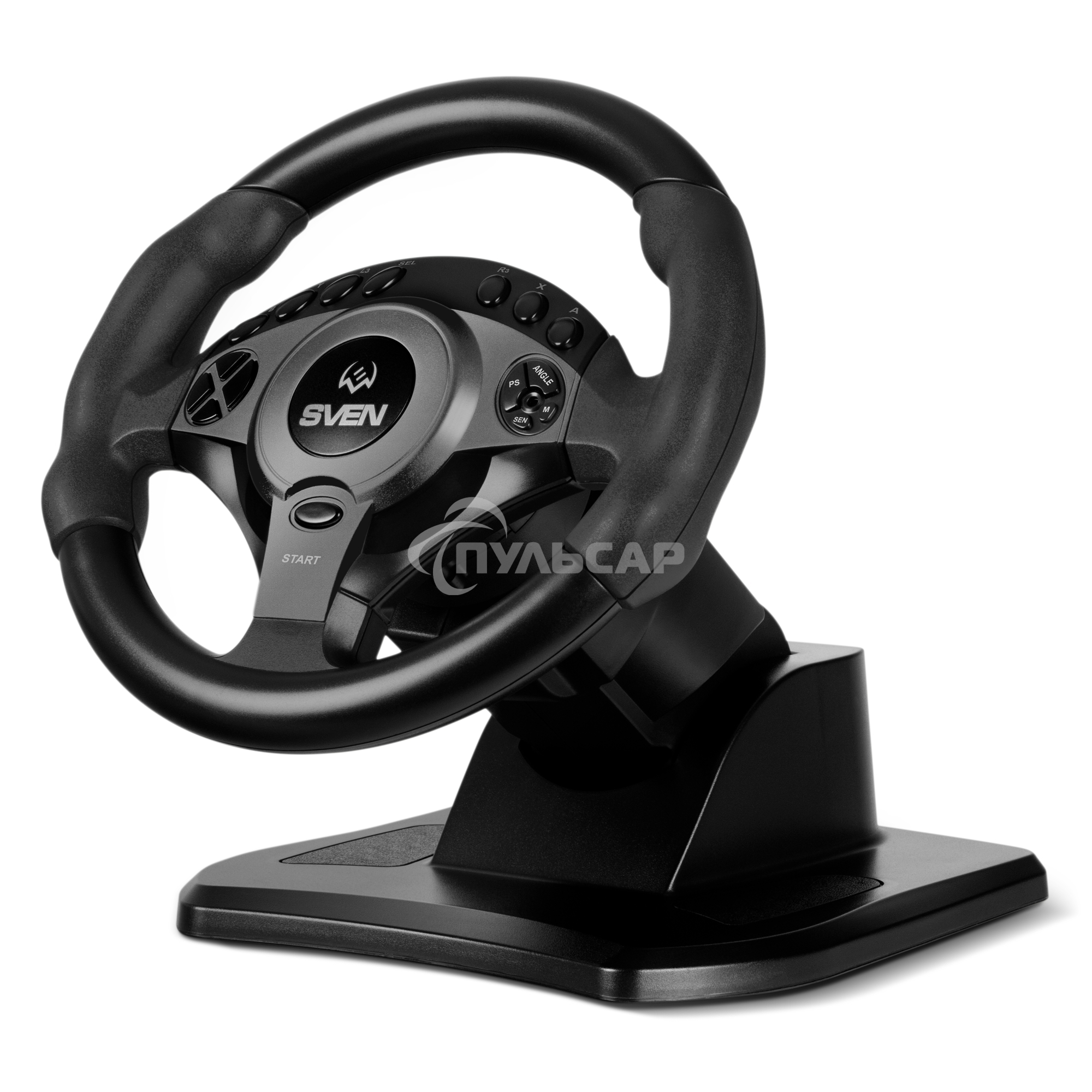 Руль Sven GC-W750 16кноп. (с педалями) черный