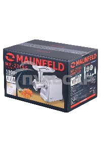 Мясорубка электрическая Maunfeld MF-221SS нержавеющая сталь, 1800 Вт