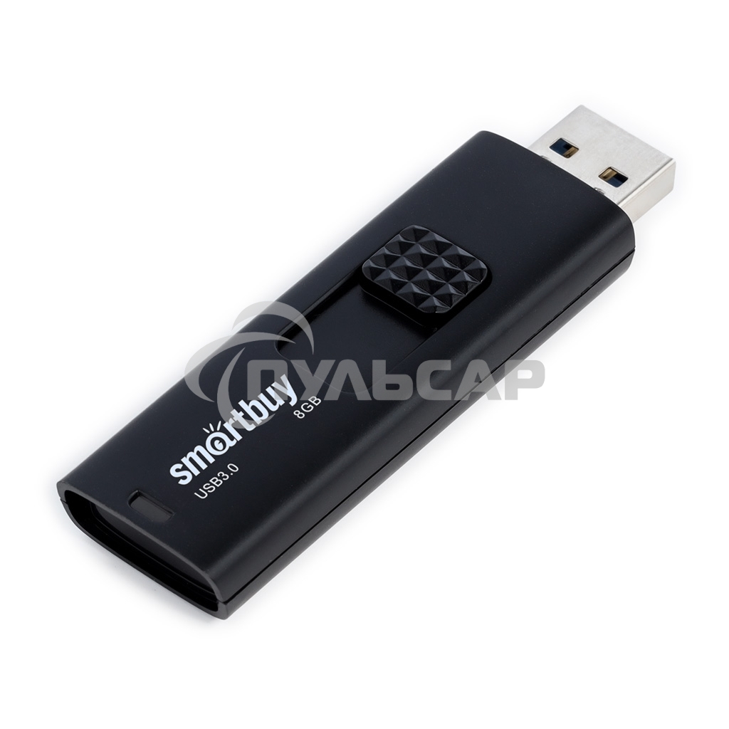 Флешка USB 8 Gb USB 3.0 Smartbuy Fashion SB008 Gb3FSK, черный (SB008 Gb3FSK)