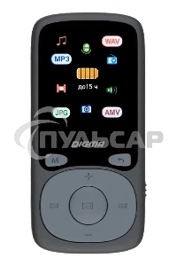 Плеер Hi-Fi Flash Digma B4 8Gb черный/1.8