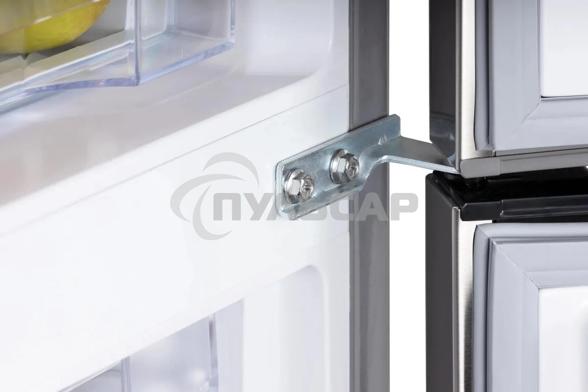 Холодильник Nordfrost NRB 162NF X нержавеющая сталь двухкамерный 205/105 л морозилка снизу