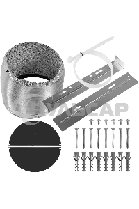 Вытяжка встраиваемая Maunfeld Clare 60 нержавеющая сталь, 60 см, 1050 куб. м/ч, 50 дБ