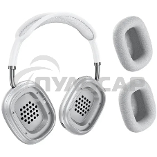 Наушники накладные Hoco W65 серебристый беспроводные bluetooth оголовье (50335)