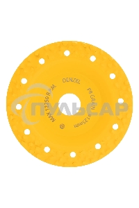 Чашка твердосплавная зачистная Denzel 125 мм, плоская, крупное зерно #8