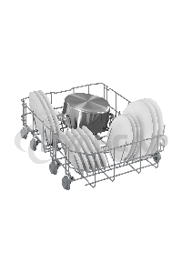 Посудомоечная машина Beko DVS050R02S, серебристая, 44.8 см, 10 компл., 49 дБ, класс A