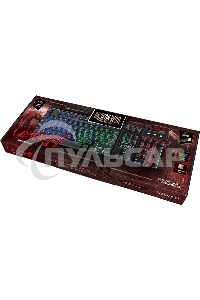 Клавиатура проводная Qumo Unicorn K01, 104 клавиш мультимедиа, встроенная радужная подсветка