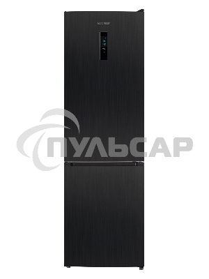 Холодильник Nordfrost RFC 390D NFXd темная нержавеющая сталь двухкамерный 240/95л морозилка снизу