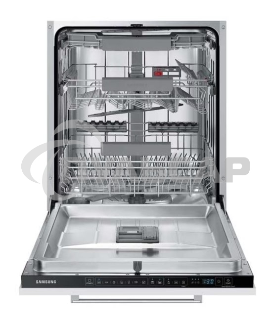 Встраиваемая посудомоечная машина Samsung DW60A6092BB/WT, черный, 59.8 см, 14 компл., 46 дБ, класс A