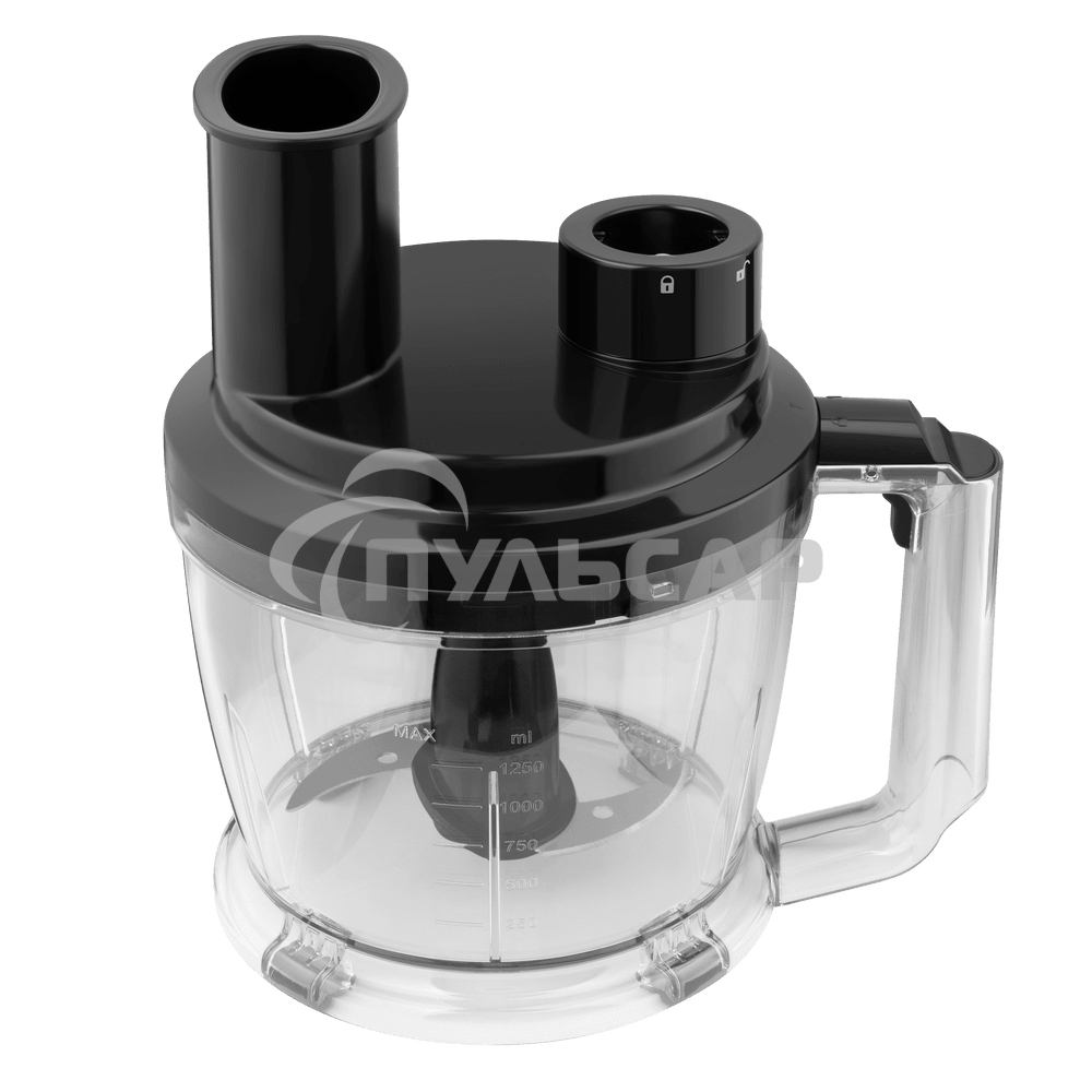 Блендер погружной Maunfeld MF-123SB PRO черный, 1000 Вт