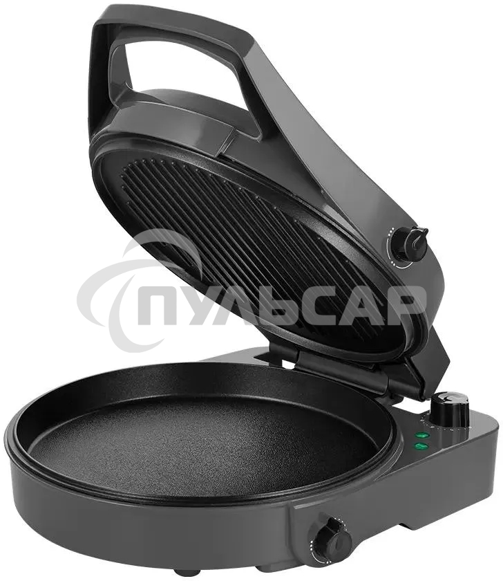 Пиццамейкер Kitfort КТ-4637 1800Вт серый/черный