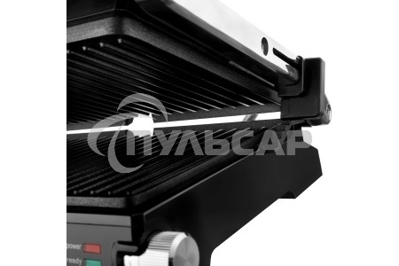 Электрический гриль-пресс BRAYER BR2005, 2000 Вт, антиприг.покр.пласт 34*23,5 см, темп 230 С,рег.выс