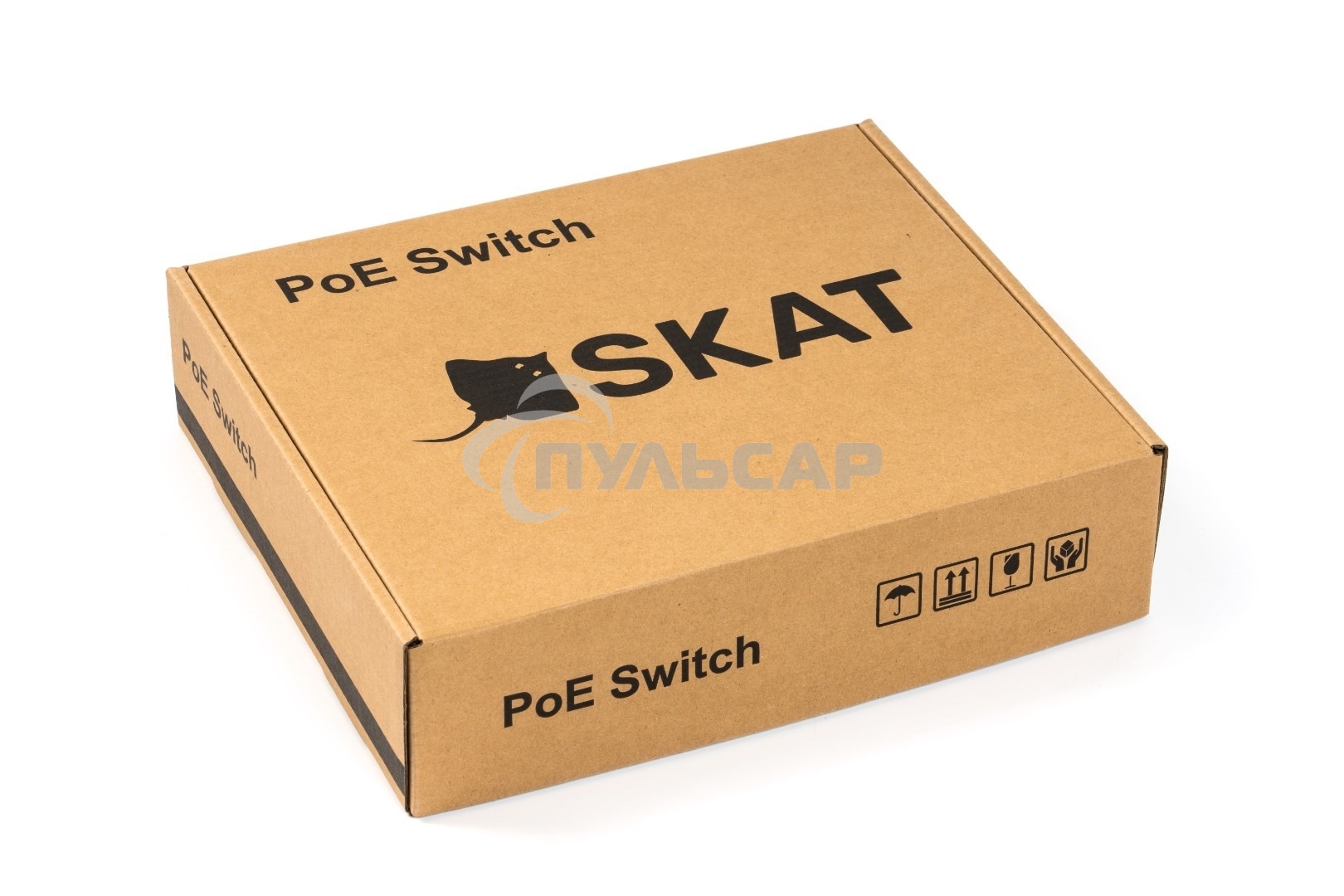 Коммутатор SKAT PoE-4E-1G PoE Plus 65Вт порты: 4-Ethernet 1-Uplink