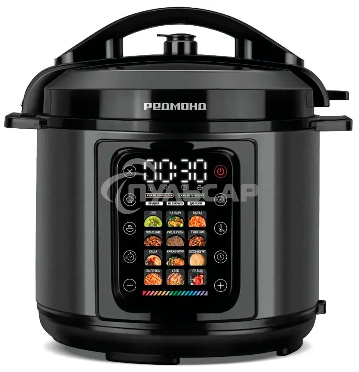 Мультиварка Redmond MP-111 черный, 6 л, 1000 Вт, управление - сенсор, программ - 14