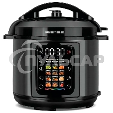 Мультиварка Redmond MP-111 черный, 6 л, 1000 Вт, управление - сенсор, программ - 14 Мультиварка Redmond MP-111 черный, 6 л, 1000 Вт, управление - сенсор, программ - 14