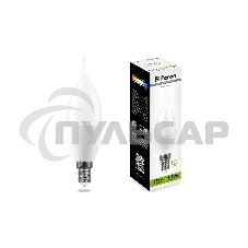 Лампа светодиодная Feron LB-770 11W 230V E14 4000K свеча на ветру