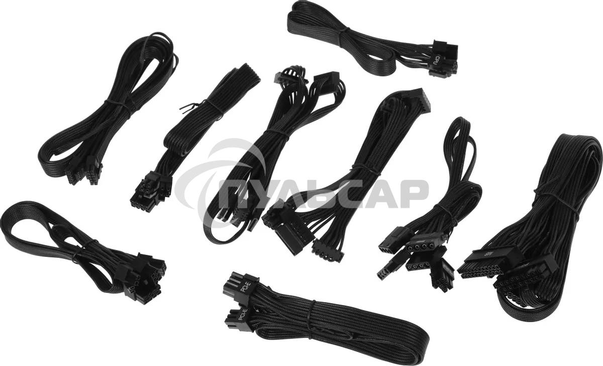 Блок питания Aerocool / Formula KCAS PLUS 1000GM V2 RTL (ACPG-KPK0FEC.12), 1000Вт, 80 PLUS Gold, 140мм, модульный, черный