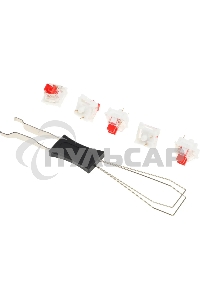 Клавиатура проводная REDRAGON Fizz RU,Rainbow,бежевый/желтый,red свитч