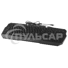 Клавиатура проводная игровая Qumo Excalibur K67, проводная, 104, встроенные радужная подсветка