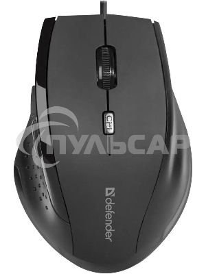 Мышь проводная Defender Accura MM-362 черный, 1600 dpi, USB, кнопки - 6