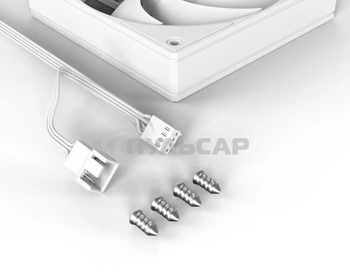 Комплект вентиляторов для корпуса ID-Cooling AF-125-W TRIO белый, 120 мм, 2000 об/мин, 29.85 дБ, 4 pin