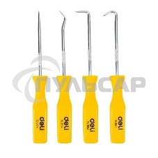 Набор крючков для слесарных работ 4шт Deli DL3104 (шило, крючки изогнутый, 45, 90, пластиковая рукоятка) Набор крючков для слесарных работ 4шт Deli DL3104 (шило, крючки изогнутый, 45, 90, пластиковая рукоятка)