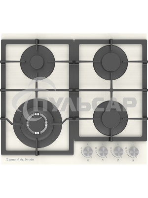 Газовая варочная панель Zigmund & Shtain M 26.6 I независимая, бежевый