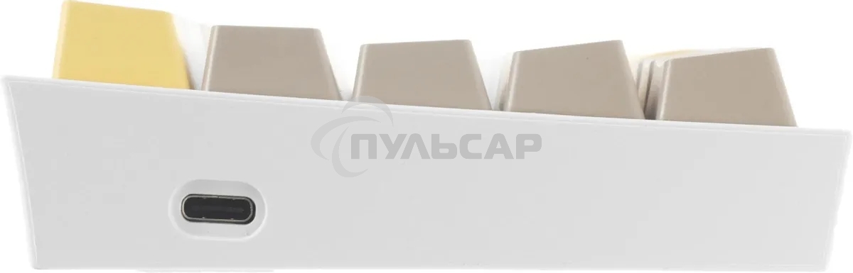 Клавиатура проводная REDRAGON Fizz RU,Rainbow,бежевый/желтый,red свитч