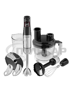 Блендер погружной Maunfeld MF-123SB PRO черный, 1000 Вт