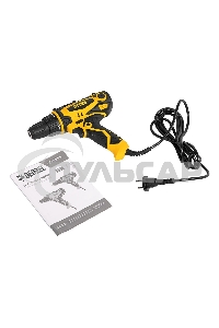 Дрель-шуруповерт Denzel SD-300-10, Сетевая, 300Вт