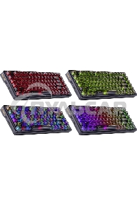 Клавиатура беспроводная Redragon Elf Pro, USB, Bluetooth/Радиоканал, черный