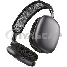 Наушники накладные Hoco W65 т.серый беспроводные bluetooth оголовье (50335)