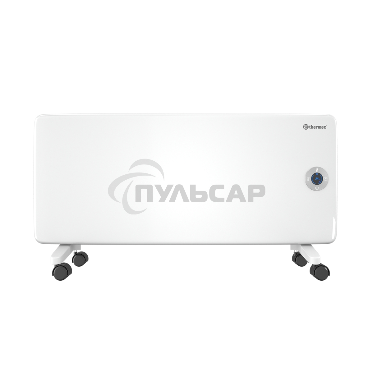 Конвектор Thermex Frame 2000E белый, 2000 Вт, 25 м2, термостат, дисплей