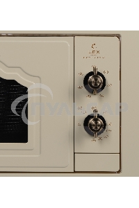 Микроволновая печь встраиваемая Lex BIMO 20.04 IV слоновая кость, 20 л, 700 Вт, переключатели - поворотный механизм