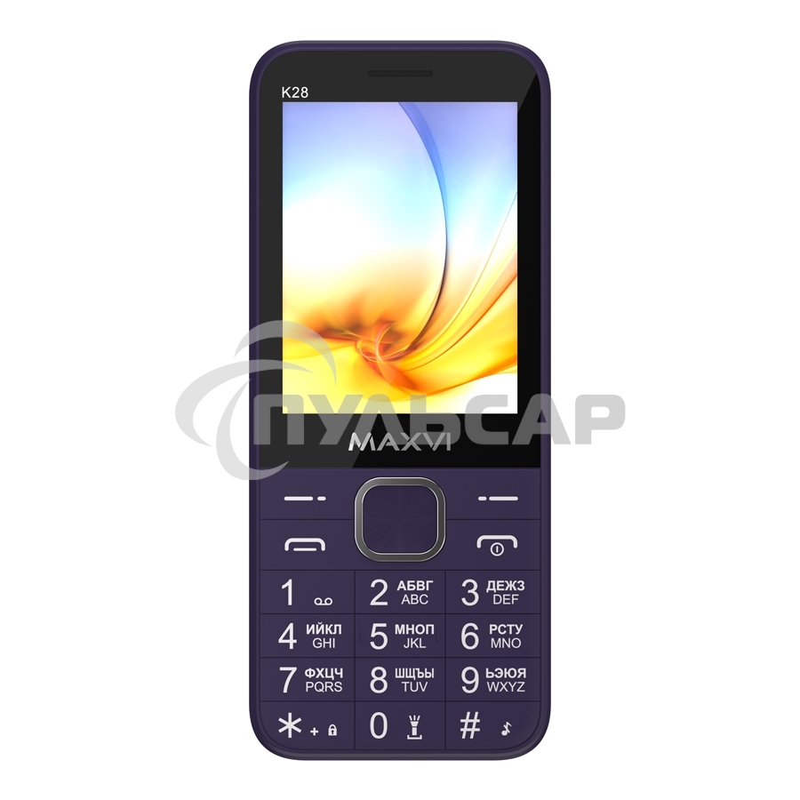 Мобильный телефон Maxvi K28 32/32Mb фиолетовый